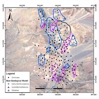 New Geological Model with Drill Holes