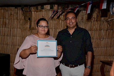 One of the winners of the Minera Vizcachitas Competitive Fund